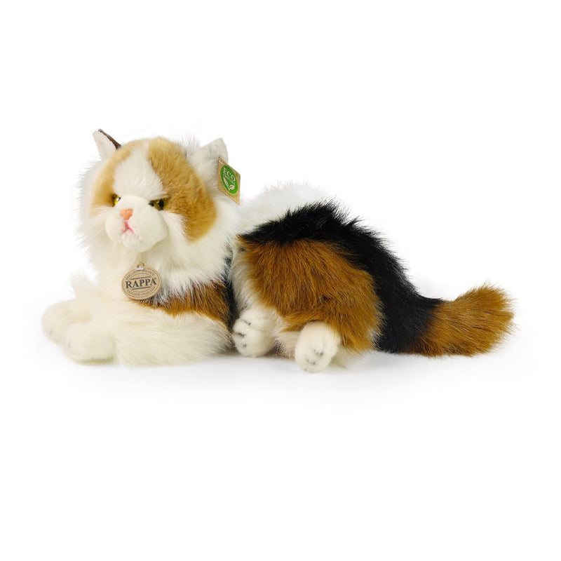 Load image into Gallery viewer, Pluche driekleurige kat 30 cm eco-vriend
