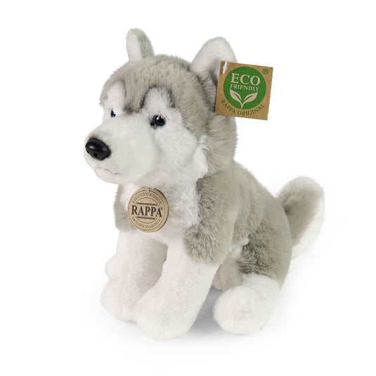 Rappa eco friendly serie - pluchen husky - 23 cm - zacht pluche - milieuvriendelijk
