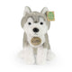 Rappa eco friendly serie - pluchen husky - 23 cm - zacht pluche - milieuvriendelijk