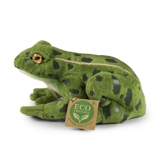 Pluche kikker 19 cm eco-friendly