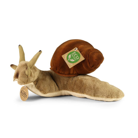 Pluche slak 24 cm eco-vriendelijk