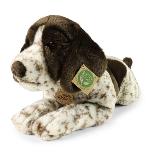 Pluche duitse staande hond 43 cm eco-vri
