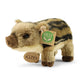 Pluche wild zwijn (biggetje) 21 cm eco-v