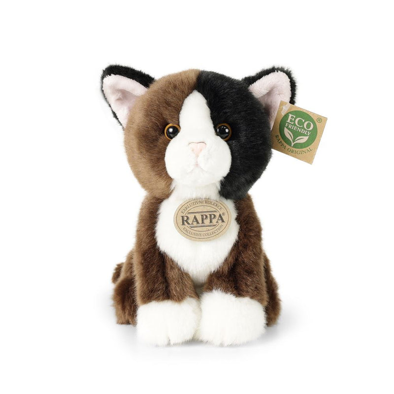 Load image into Gallery viewer, Pluche driekleurige kat 18 cm eco-vriend
