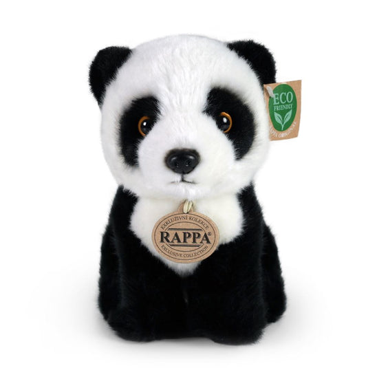 Pluche panda 18 cm eco-vriendelijk