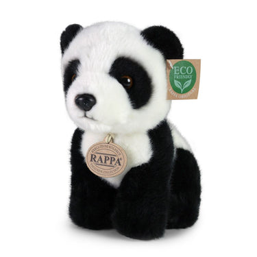 Pluche panda 18 cm eco-vriendelijk