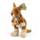 Pluche kangoeroe met welp 27cm eco-vrien