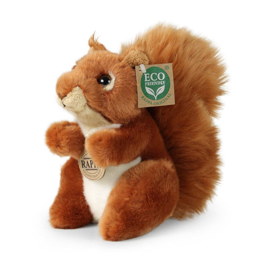 Pluche eekhoorn 18 cm eco-vriendelijk