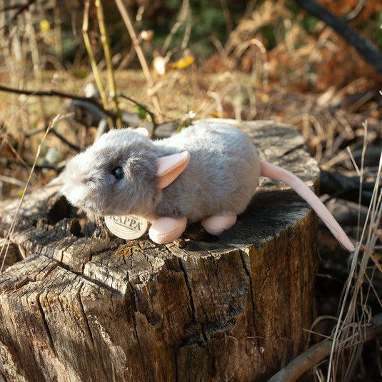Pluche muis 16 cm eco-vriendelijk