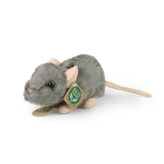 Pluche muis 16 cm eco-vriendelijk