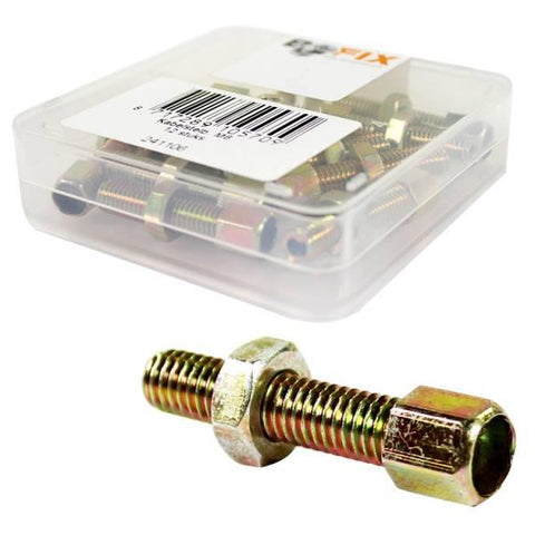 Cable adjustment bolt brass m6 per 12
