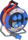 Brennenstuhl camping kabelhaspel 25m garant cee ip44 (cee haspel met h07rn-f 3g2,5-kabel in oranje, kabelhaspel voor permanent gebruik buitenshuis ip44, made in germany)