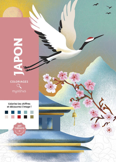 Hachette heroes disney coloriages mystères japon - kleuren op nummer kleurboek - - kleurboek voor volwassenen