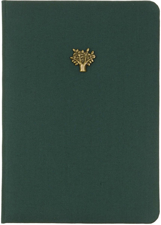 Eccolo notitieboek - essential green tree - lijn - ca.13x18cm - ec-d317d