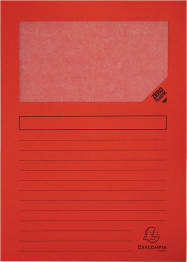 Exacompta l-map forever | voor ft a4 | pak van 25 stuks | rood
