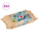Vidaxl babydoekjes 14 pakken 840 doekjes
