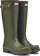 Hunter - regenlaarzen voor heren - original tall wellington - olijfgroen - maat 43eu