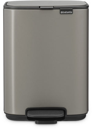Brabantia bo pedaalemmer - 4 liter - badkamer - platinum