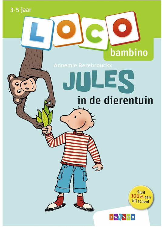 Loco bambino - boekje - jules in de dierentuin - 3-5 jaar