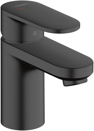 Hansgrohe vernis blend - wastafelmengkraan - ééngreeps bediening - coolstart energiebesparend - met trekwaste - 70mm maat - mat zwart