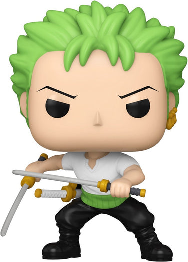 Funko one piece roronoa zoro (chase edition mogelijk) vinylfiguur 1775 pop! meerkleurig