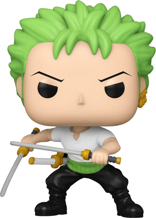 Funko one piece roronoa zoro (chase edition mogelijk) vinylfiguur 1775 pop! meerkleurig