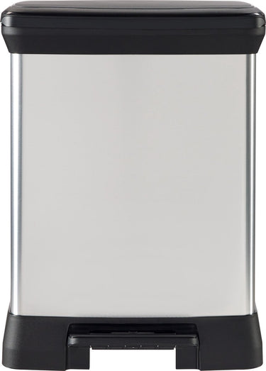 Curver pedaalemmer deco 30 l zilver 240642
