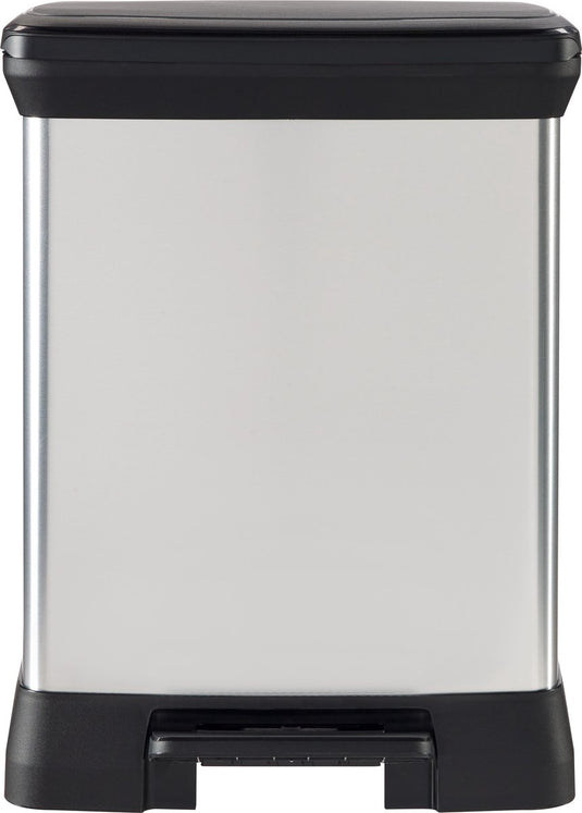 Curver pedaalemmer deco 30 l zilver 240642