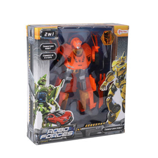 Robot verander auto 21 cm 4 assorti | 2 stuks