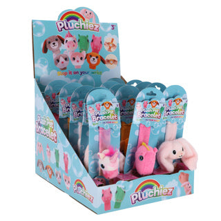 Load image into Gallery viewer, Pluchiez klap armbandje 8 assorti | 21 stuks
