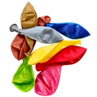 Ballon metallic 35 cm assorti | 5 stuks