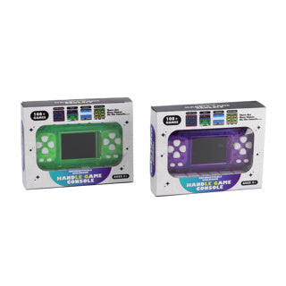 Load image into Gallery viewer, 108 games in 1 game console met kleurenscherm groen en paars assorti
