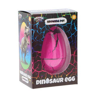 Amazing cool dino groei ei 11 cm kleur assorti | 6 stuks