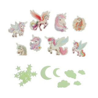 Load image into Gallery viewer, Amazing cool unicorn glow in the dark set | 6 stuks
