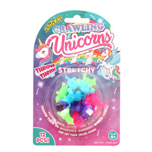 No brand unicorn kruipende sticky raamlopers 12 stuks | 12 stuks