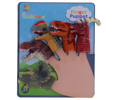 Load image into Gallery viewer, Vingerpopen dino | 4 stuks
