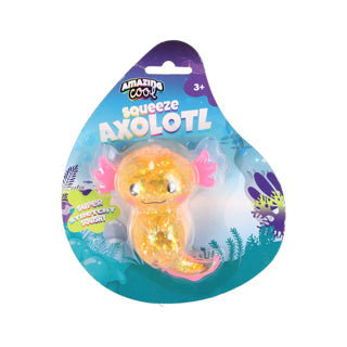 Load image into Gallery viewer, Amazing cool squeeze axolotl assorti | 4 stuks

