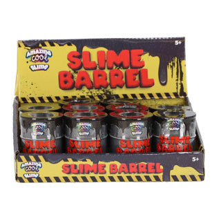 Load image into Gallery viewer, Amazing cool slime zwart in olievat 75 gram | 12 stuks
