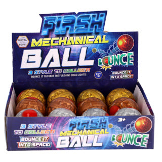 Load image into Gallery viewer, Stuiterbal mechanisch met licht | 12 stuks
