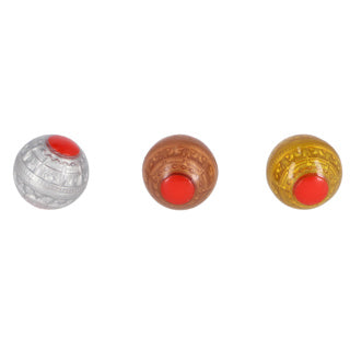 Stuiterbal mechanisch met licht | 12 stuks