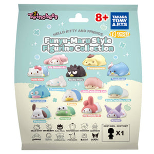 Sanrio funyu-maru style figuren assorti | 24 stuks