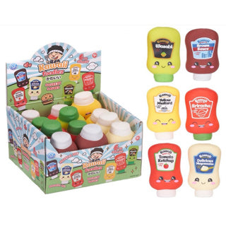 Load image into Gallery viewer, Kawaii foodies squishy sauces 10cm 6 asst | 12 stuks
