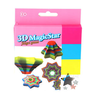 Fidget magic star 3d assorti | 5 stuks