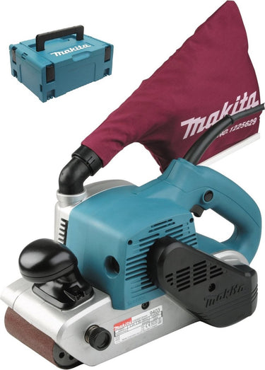 Makita 9403j bandschuurmachine in mbox - 1200w - 100 x 610mm