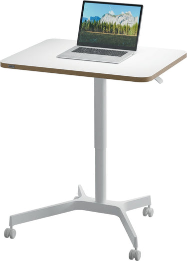 Leitz ergo mobiel zit sta bureau - klein bureau - 80 x 60 cm - wit