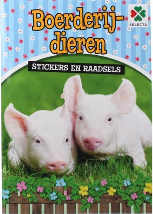 Selecta boerderijdieren sticker doeboek