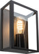 Eglo alamonte 1 wandlamp buiten - e27 - 26 cm - zwart