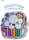 Ooly - stickiville stickers: happy rainbows - vinyl (4 die-cut) (holographic glitter)