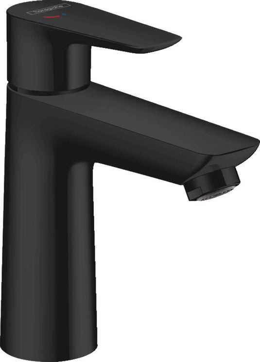 Hansgrohe talis e - wastafelmengkraan - ééngreeps bediening - coolstart energiebesparend - zonder waste - 110mm maat - mat zwart