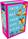Geronimo games blue orange kaartspel taco hat cake gift pizza